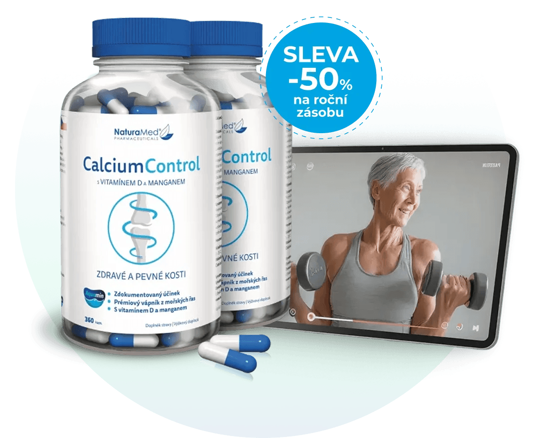 Balení CalciumControl® s vitamínem D a manganem
